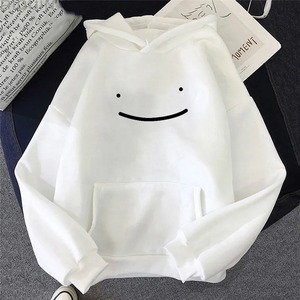 Sudaderas Oversize con Capucha y Estampado de Cara Sonriente para Mujer y Hombre, Colección Otoño-Invierno 2026, Estilo Casual - Product Image 2