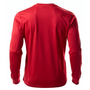 เสื้อยืดคอกลม OEM 100% โพลีเอสเตอร์ แขนยาว น้ำหนักเบา สไตล์ลำลองสำหรับผู้ชาย เสื้อยืดแฟชั่นผู้ชาย - Product Image 2