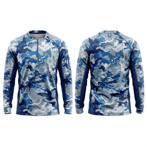 Camiseta de Pesca Personalizada por Sublimación, Manga Larga, Transpirable, de Secado Rápido, Ropa de Pesca de Alto Rendimiento - Product Image 5