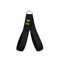 Corde de triceps professionnelle de qualité supérieure verte pour entraînement de force, accessoire d'équipement de gym avec logo personnalisé OEM, fabriquée par un fabricant spécialisé dans les sangles de triceps.