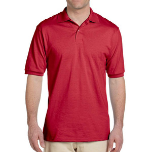 Chemise polo pour homme en coton polyester, taille plus, avec logo personnalisé, respirante, unie, sportive, à manches courtes, pour le golf - Product Image 5