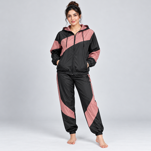 Premium <b>Women</b> <b>Windbreaker</b> Tracksuit Made with Durable Fabric Offers Flexible Fit <b>Women</b> <b>Windbreaker</b> Tracksuit for Outdoor Wear - Product Image 4