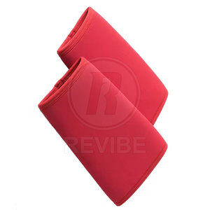 Soft Breathable Compression Fit <b>Knee</b> Sleeves with Nylon/Polyester for Sports Recovery and Daily Use - Product Image 5