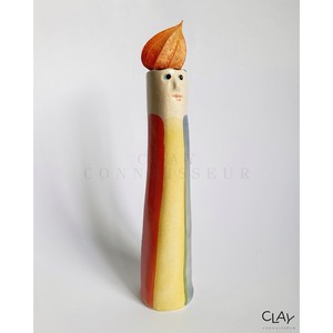 Jarrón de Cerámica Hecho a Mano por Expertos en Arcilla, Estilo Bohemio, Esmalte Pintado, 16-24 Pulgadas, Decoración de Mesa - Product Image 4