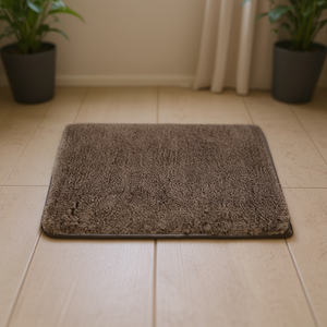 Tapis de sol antidérapant CushEase Wash Pro Premium 16x24 pouces en polyester pour la maison et l'hôtel, idéal pour les portes de salle de bain - Product Image 1