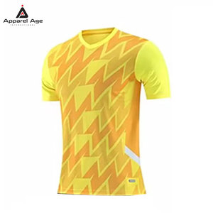 เสื้อฟุตบอลผลิตระดับมืออาชีพ วัสดุทนทาน บริการ OEM ขั้นต่ำในการสั่งซื้อน้อย ระบายอากาศได้ดี เป็นมิตรกับสิ่งแวดล้อม แขนสั้น ทรงปกติ สำหรับทุกเพศ - Product Image 3