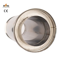 Accessoire de cheminée à double paroi isolé, poli miroir, résistant à la corrosion, à fixation par poussée, design moderne, garantie 5 ans