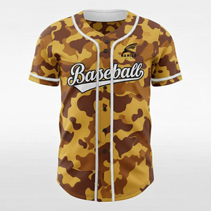 ชุดยูนิฟอร์มเบสบอลสำหรับผู้ใหญ่ ดีไซน์เฉพาะตัว แห้งเร็ว ระบายอากาศได้ดี ผลิตจากโพลีเอสเตอร์ 100% พร้อมโลโก้สั่งทำพิเศษ - Product Image 4