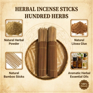 Handmade Stick Incense with Traditional Herbal Ingredients-Long-Lasting Eco-Friendly Aromatic Scent for <b>Home</b> Wellness Relaxation - Product Image 6