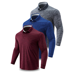 Custom Logo <b>Mens</b> <b>Polo</b> <b>Shirt</b> Breathable Quick Dry Athletic <b>Long</b> <b>Sleeve</b> Golf Trousers Top High Quality Factory Bulk Wholesale - Product Image 6