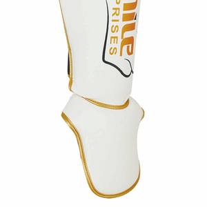 อุปกรณ์ป้องกันหน้าแข้งมวยไทยแบบสั่งทำขายส่ง ทำจากหนัง PU เหมาะสำหรับการฝึกซ้อม MMA และมวยปล้ำ - Product Image 4