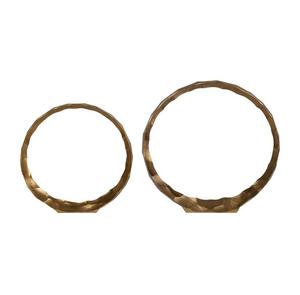 Handmade Aluminum High Quality Circular Tabletop Sculpture Set 2Pcs Modern Art <b>Decor</b> for Home Office Bar Mitzvah & Housewarming - Product Image 5