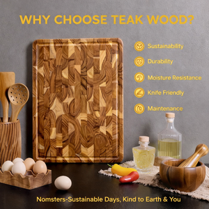 High Quality End Grain Wooden Cutting Board, Anti Warp, Strong Durable Butcher Block for Professional <b>Kitchen</b> Use - Product Image 4