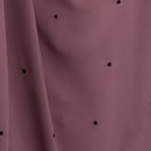 Abaya longue pour femme, style Moyen-Orient, à pois, col montant, manches longues, coupe ample, en polyester, pour usage quotidien - Product Image 3