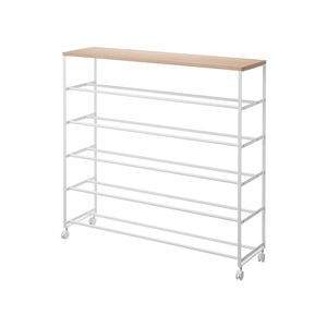 Modern Iron Shoe Rack Organizer With Powder Coated Finish Rust Resistant Durable And Stylish For Home Entryway Storage - Product Image 3