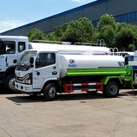 DongFeng 4x2 Camion-citerne de pulvérisation d'eau de 5000 litres Camions-citernes d'eau potable