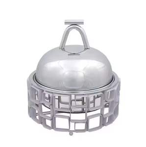 Boîte à bonbons de luxe en métal doré avec couvercle, pot de rangement décoratif, conteneur à collation de table, organisateur de comptoir de cuisine, décoration intérieure - Product Image 3