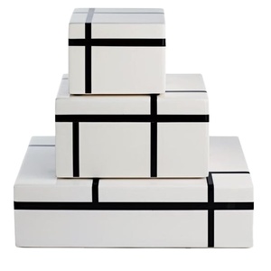 กล่องเก็บของสีเงินและโลหะสำหรับตกแต่งบ้านมาใหม่กล่องราคาพิเศษสำหรับตกแต่งบ้านและออฟฟิศ - Product Image 1