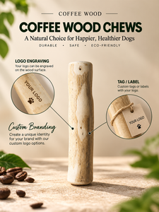 Grande bâtonnette à mâcher durable pour chien en bois de café – Saveur naturelle bois de café, jouet à mâcher écologique pour chien, pour l'intérieur - Product Image 2