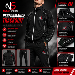 2025 New Arrival Custom New Design Stylish Windbreaker Two Piece Jacket Elastic Trouser Zipper Windbreaker Set for Men - Product Image 2