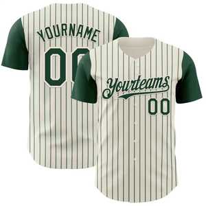 Camisa de Béisbol con Diseño Personalizado a Rayas, Cuello en V, Fabricación Directa en Pakistán, Ropa Urbana para Exteriores - Product Image 6