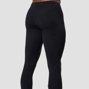Leggings de compression athlétiques pour hommes avec taille élastique, durables, respirants et à séchage rapide pour l'entraînement sportif et les activités de fitness - Product Image 2