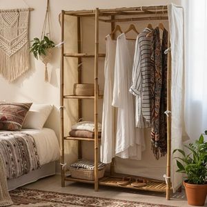 Perchero de bambú de alta calidad, estilo bohemio, multifuncional, adecuado para armarios y baños, proveedor en Vietnam - Product Image 2