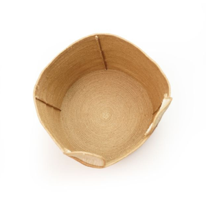 Cesta de Almacenamiento de Juguetes Multifuncional de Yute Natural Tejida a Mano, Ecológica y Moderna, con Diseño de Cara de Oso, Organizador para Cuarto de Bebé - Product Image 5