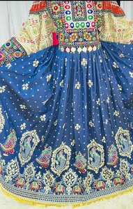 Nuevo Vestido Maxi Afgano para Mujer, Elegante Estilo Kuchi, Mangas Largas, Encaje, Color Sólido, Ecológico, Alta Calidad, Tribal, Moderno - Product Image 2