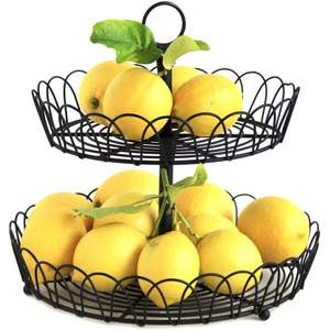 Panier de rangement alimentaire double couche très populaire, idéal pour les mariages, les fêtes et les réceptions, comme cadeau pour les invités - Product Image 5