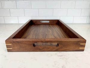 Indian Stylish Wooden Storage <b>Tray</b> Latest Quality Handmade Fancy Serving Platter <b>Table</b> Top Customized - Product Image 4