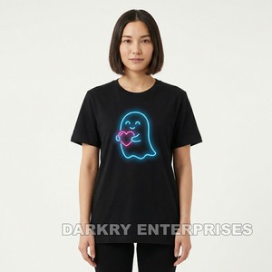 T-shirt blanc personnalisé pour femme, 100 % coton de haute qualité, coupe ajustée, avec impression graphique vinyle musical, vente en gros - Product Image 3