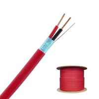 Câble d'alarme incendie 2C 1.0/1.5mm2 BC LSZH Isolation Al Foil Shield fil de vidange en cuivre LSZH Jkt