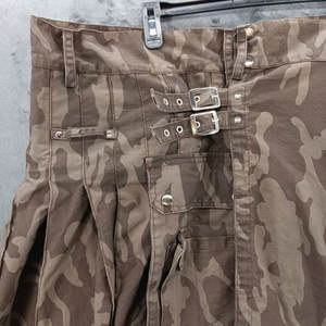 Falda Kilt Utilitaria de Camuflaje Escocesa para Hombre con Bolsillos Cargo y Cierre de Hebilla a Presión - Product Image 2