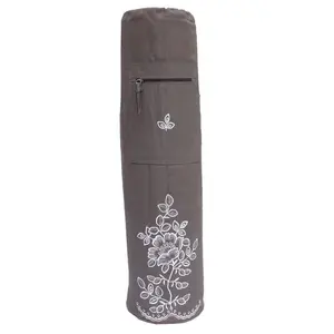 <b>Canvas</b> Yoga Mat <b>Storage</b> Bag Thickened and Widened <b>Canvas</b> Backpack Can Print Logo - Product Image 2