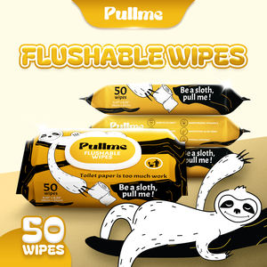 Ecowipes Premium Lingettes jetables 50 lingettes Douces et plus épaisses Non-tissées Parfum menthe Soin de la peau Du Vietnam - Product Image 1