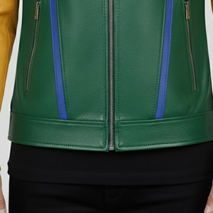 Nonwoven Leather <b>Jacket's</b> Genuine Leather Sheepskin <b>Shearling</b> Decoration Winter Latest Winter Season <b>Bomber</b> Winter <b>Jacket</b> Men - Product Image 5