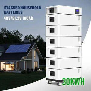 Système de stockage d'énergie domestique 10 kW avec batterie 20 kWh, batterie solaire au lithium fer phosphate 10 kW 51,2 V 48 V 400 Ah 200 Ah - Product Image 4