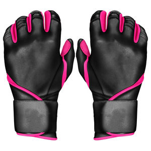 Guantes de Béisbol de Cuero con Cierre de Gancho y Bucle, Transpirables, con Impresión Personalizada Profesional, Diseños Personalizados para Deportes, Gran Venta - Product Image 1