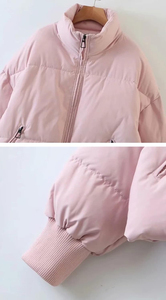 เสื้อแจ็คเก็ตพัฟเฟอร์แบบมันเงาคุณภาพสูงสำหรับฤดูหนาว  บุใยอุ่น  ขายส่งเสื้อแจ็คเก็ตพัฟเฟอร์แบบมีฟองอากาศ - Product Image 2