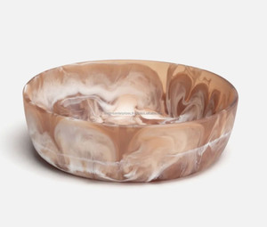 Tazón de alta demanda de resina epoxi de la mejor calidad, Multi remolino marrón y beige PARA CENA y almuerzo - Product Image 1