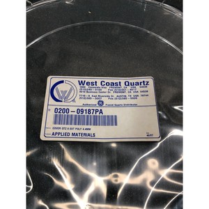 AMAT 0200-09187 ฝาครอบควอตซ์, 8 EXT Poly, 4.4 มม. - อุปกรณ์และชิ้นส่วนเซมิคอนดักเตอร์ระดับโลกที่เชื่อถือได้ - Product Image 4