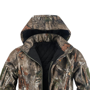 <b>Men's</b> High Quality <b>Soft</b> <b>Shell</b> Waterproof Hunting <b>Jackets</b> Breathable Insulated Adult Hoodies Windproof Feature for Outdoor Wear - Product Image 6