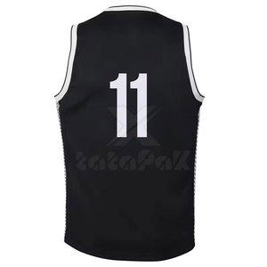 Stylish Modern Design Basketball Jersey Regular Fit Men Short Sleeve 100% Polyester <b>Athletic</b> Workout Top - Product Image 2