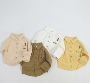 T-shirt en coton pour garçons, manches longues, fantaisie, 3-4 ans, décontracté, à porter tous les jours, confortable - Product Image 3