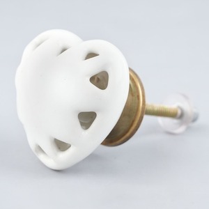 Poignées de tiroir et de porte en céramique au design moderne et élégant pour armoires de salle de bain, petits meubles et placards, faciles à utiliser pour la maison. - Product Image 1
