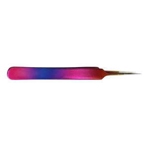 Ensemble de pinces à cils pour extensions de cils, en acier inoxydable, antistatiques, pointe à 90 degrés, texture lisse, pinces à cils professionnelles - Product Image 3