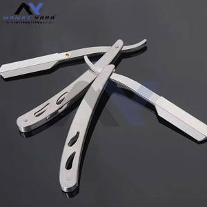 Navaja de Afeitar Recta de Acero Inoxidable Personalizada al por Mayor con Cuchilla Desechable, Cuchillo de Afeitar para Barbería, Navajas Más Vendidas - Product Image 4