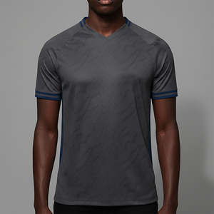 เสื้อฟุตบอลแขนสั้นแบบระบายอากาศได้ดี ผลิตจากโพลีเอสเตอร์ 100% พร้อมปักโลโก้ตามสั่ง ด้วยเทคนิคการพิมพ์แบบซับลิเมชั่น รุ่นใหม่ล่าสุด - Product Image 2