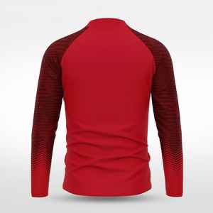 Chaquetas Deportivas para Hombre, con Cierre de 1/4, Sublimadas, con Parches, Anti-UV, Transpirables, Ligeras, de Nailon y Poliéster - Product Image 2